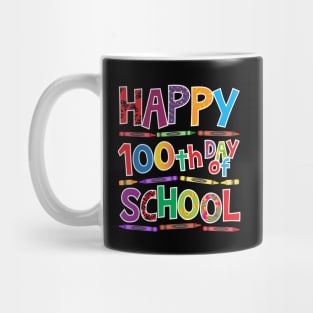 Happy 100th Day of School Shirt for Teacher Appreciation day Mug